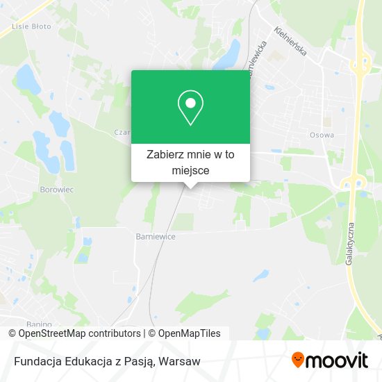 Mapa Fundacja Edukacja z Pasją