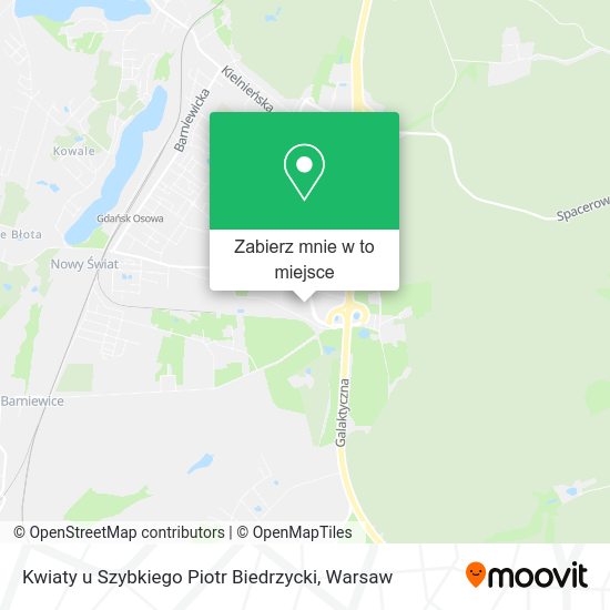 Mapa Kwiaty u Szybkiego Piotr Biedrzycki