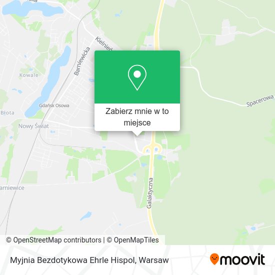 Mapa Myjnia Bezdotykowa Ehrle Hispol