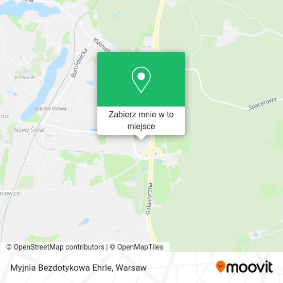 Mapa Myjnia Bezdotykowa Ehrle