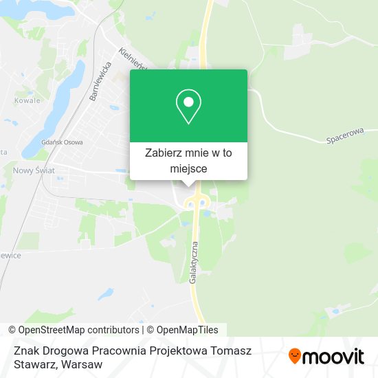 Mapa Znak Drogowa Pracownia Projektowa Tomasz Stawarz