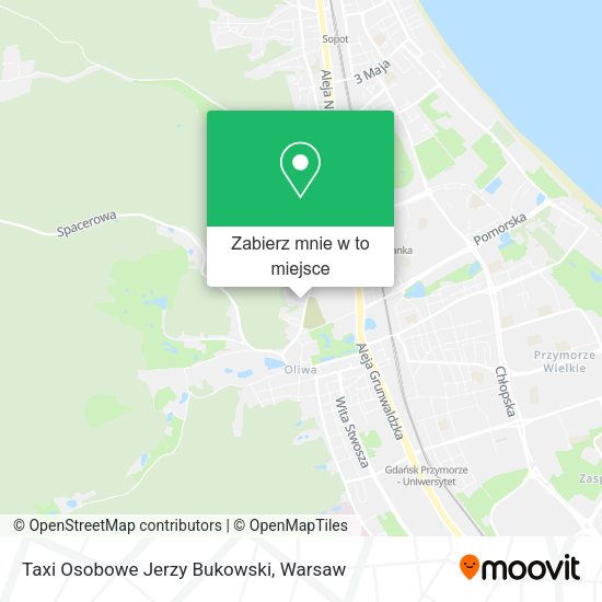 Mapa Taxi Osobowe Jerzy Bukowski