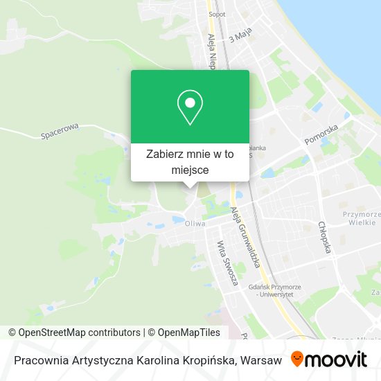 Mapa Pracownia Artystyczna Karolina Kropińska