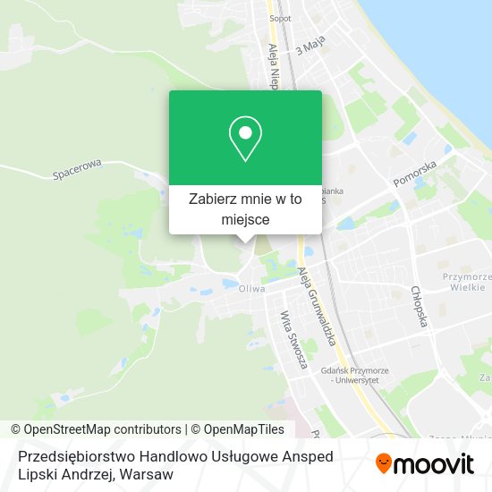 Mapa Przedsiębiorstwo Handlowo Usługowe Ansped Lipski Andrzej