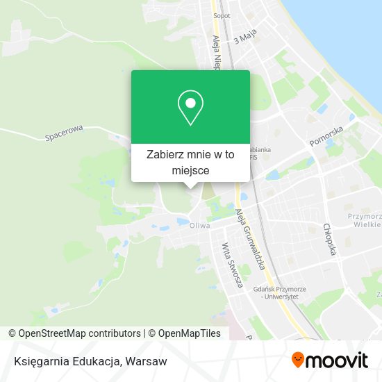 Mapa Księgarnia Edukacja