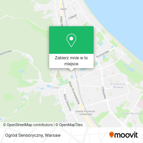 Mapa Ogród Sensoryczny