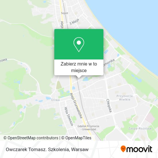 Mapa Owczarek Tomasz. Szkolenia