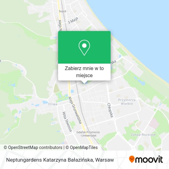 Mapa Neptungardens Katarzyna Bałazińska