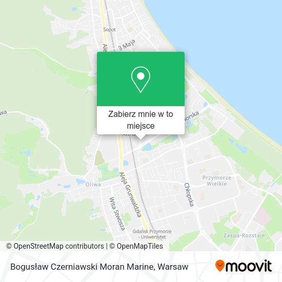 Mapa Bogusław Czerniawski Moran Marine