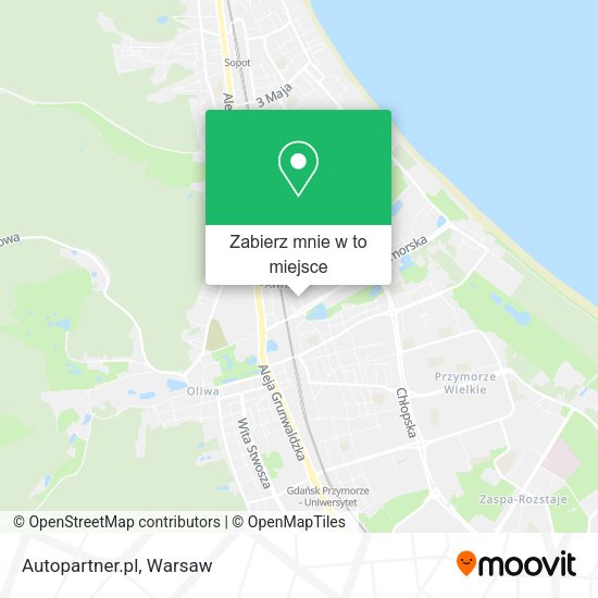 Mapa Autopartner.pl