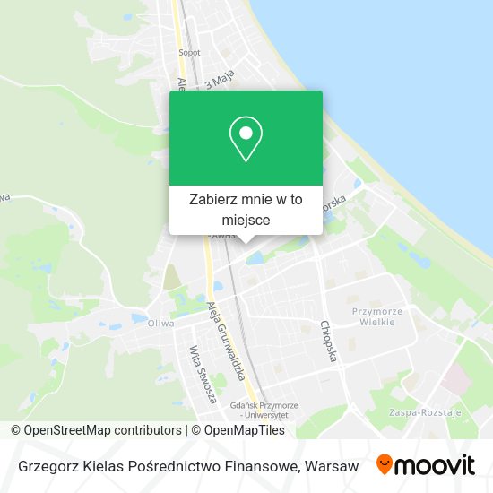 Mapa Grzegorz Kielas Pośrednictwo Finansowe