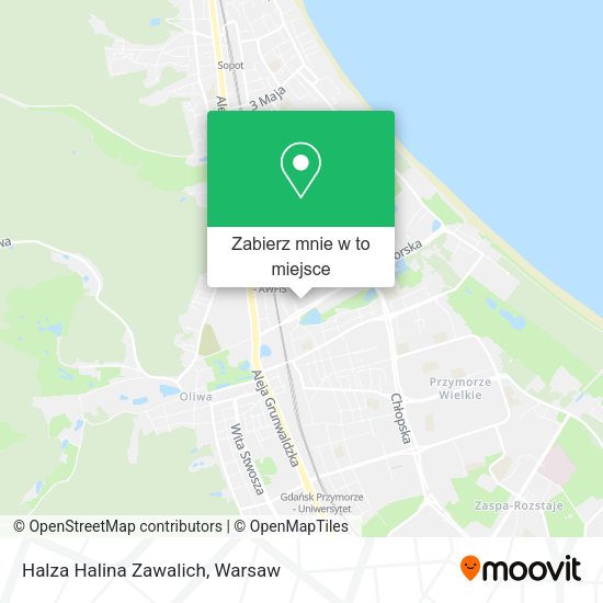 Mapa Halza Halina Zawalich