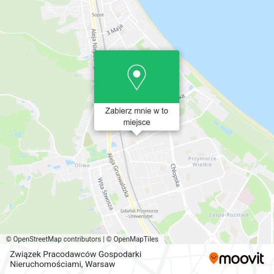 Mapa Związek Pracodawców Gospodarki Nieruchomościami