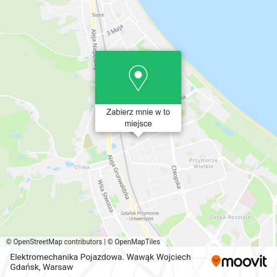 Mapa Elektromechanika Pojazdowa. Wawąk Wojciech Gdańsk