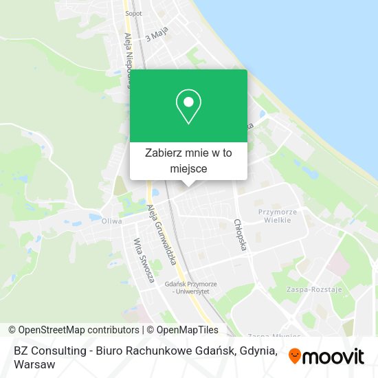 Mapa BZ Consulting - Biuro Rachunkowe Gdańsk, Gdynia