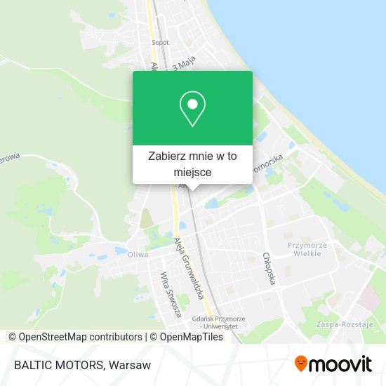 Mapa BALTIC MOTORS