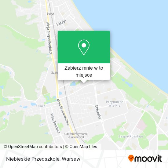 Mapa Niebieskie Przedszkole