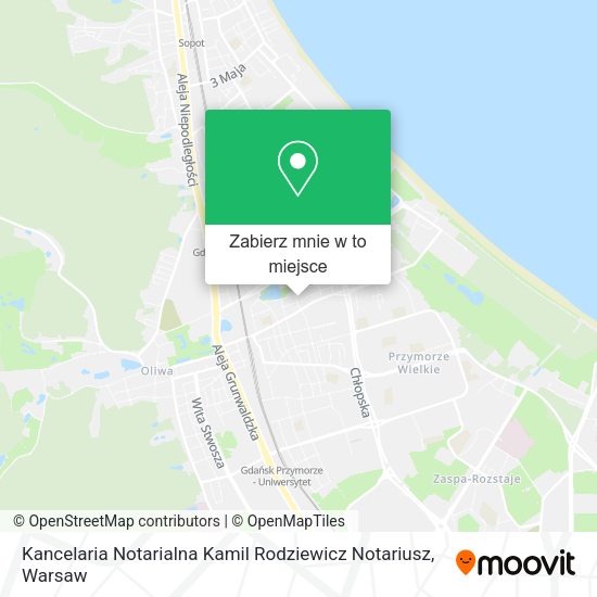 Mapa Kancelaria Notarialna Kamil Rodziewicz Notariusz