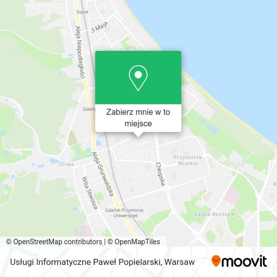 Mapa Usługi Informatyczne Paweł Popielarski