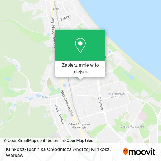 Mapa Klinkosz-Technika Chłodnicza Andrzej Klinkosz