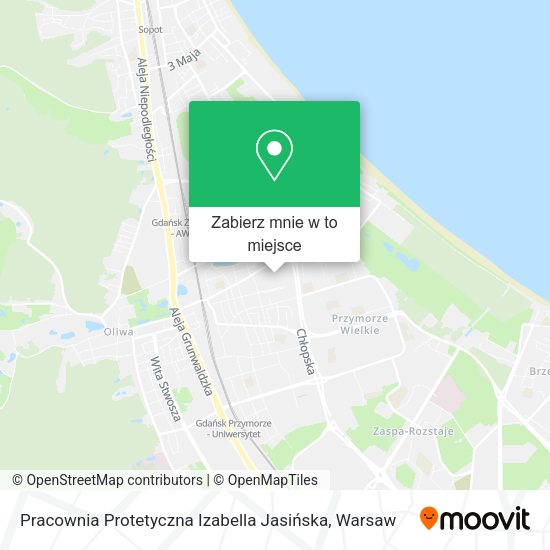 Mapa Pracownia Protetyczna Izabella Jasińska