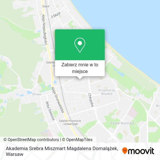 Mapa Akademia Srebra Miszmart Magdalena Domalążek