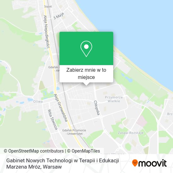 Mapa Gabinet Nowych Technologi w Terapii i Edukacji Marzena Mróz