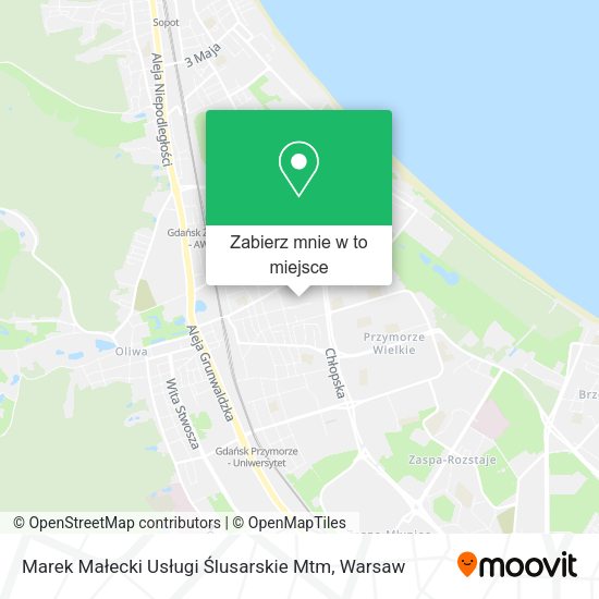 Mapa Marek Małecki Usługi Ślusarskie Mtm