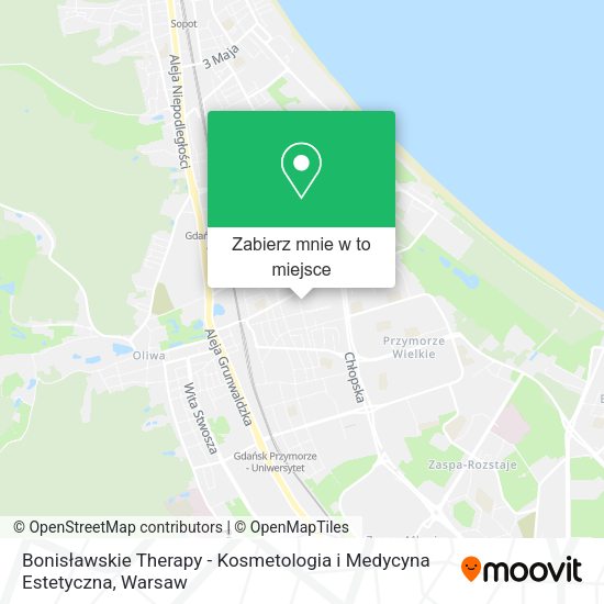 Mapa Bonisławskie Therapy - Kosmetologia i Medycyna Estetyczna