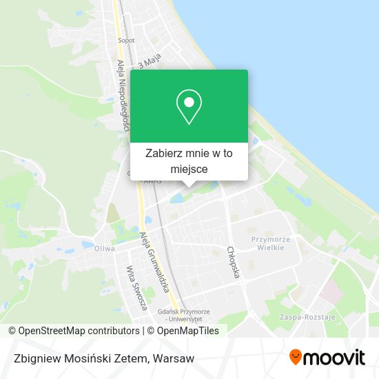 Mapa Zbigniew Mosiński Zetem