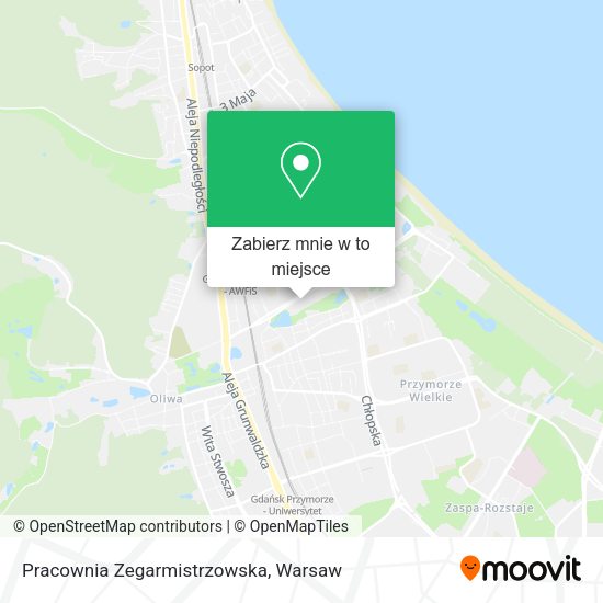 Mapa Pracownia Zegarmistrzowska