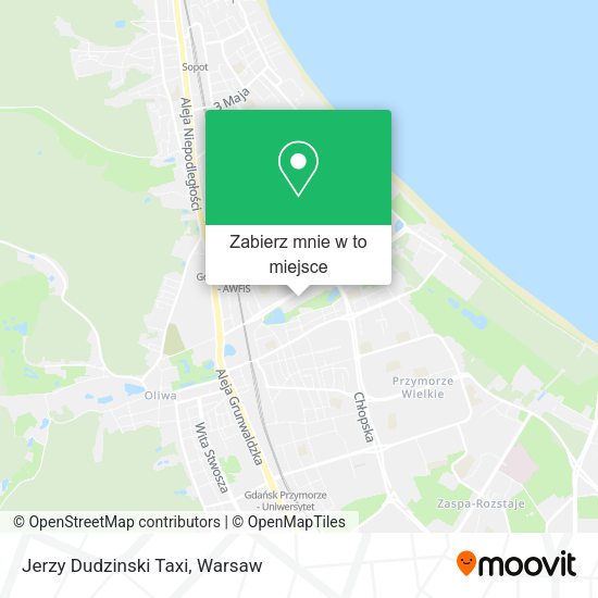 Mapa Jerzy Dudzinski Taxi