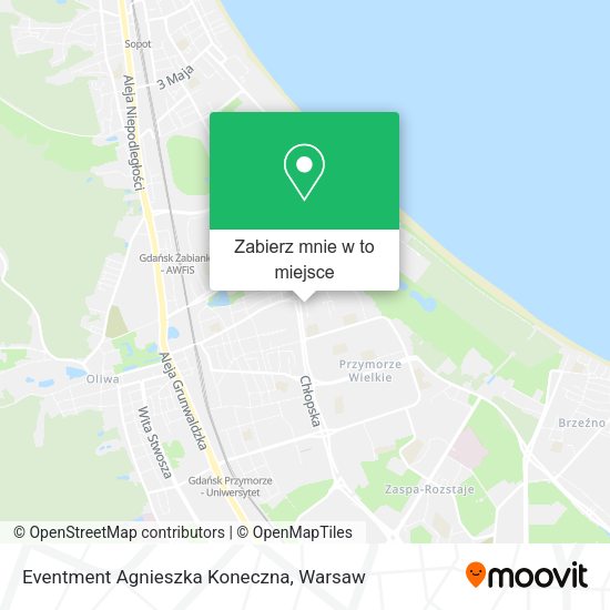 Mapa Eventment Agnieszka Koneczna