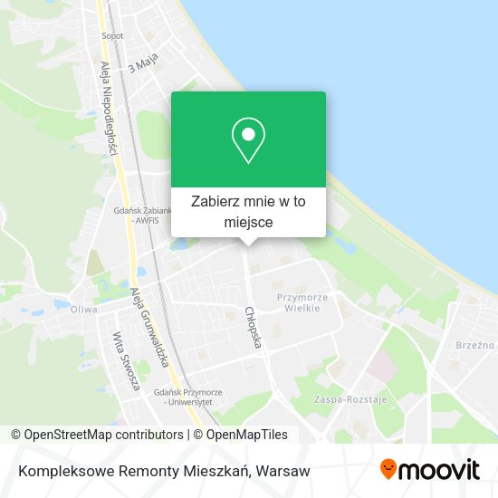 Mapa Kompleksowe Remonty Mieszkań