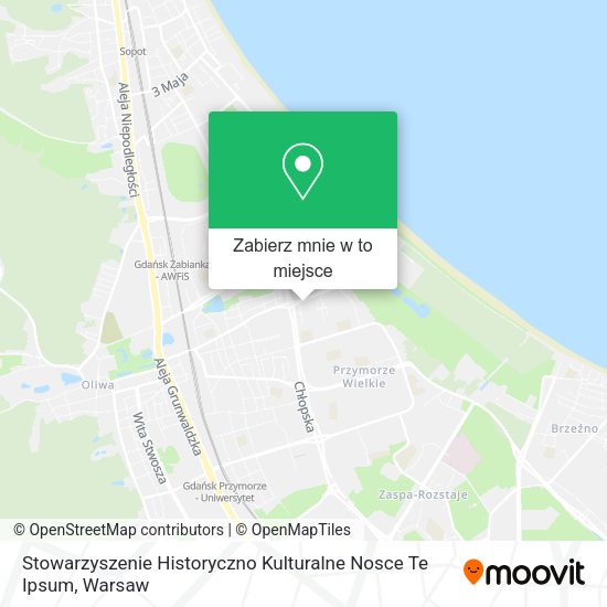 Mapa Stowarzyszenie Historyczno Kulturalne Nosce Te Ipsum