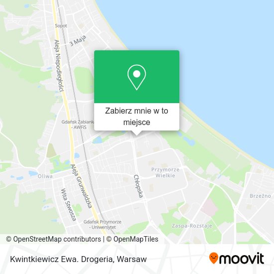 Mapa Kwintkiewicz Ewa. Drogeria