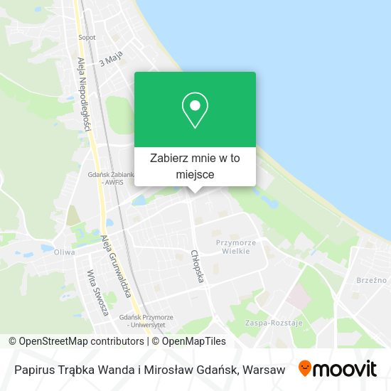 Mapa Papirus Trąbka Wanda i Mirosław Gdańsk