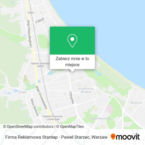 Mapa Firma Reklamowa Stardap - Paweł Starzec