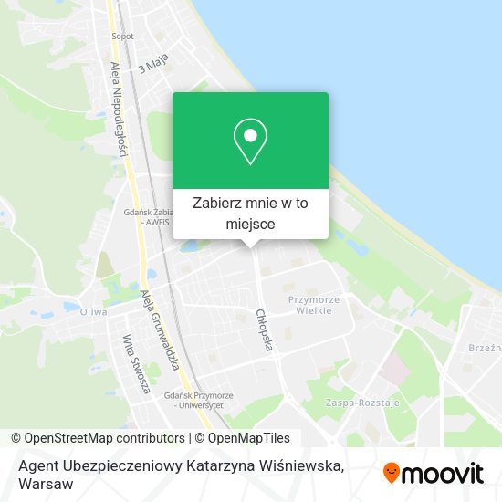 Mapa Agent Ubezpieczeniowy Katarzyna Wiśniewska