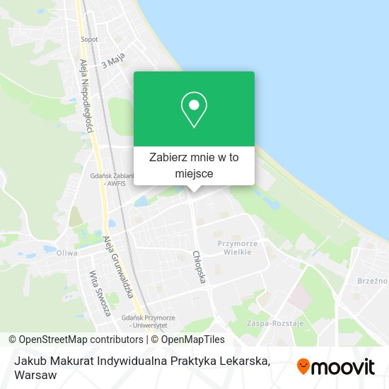 Mapa Jakub Makurat Indywidualna Praktyka Lekarska