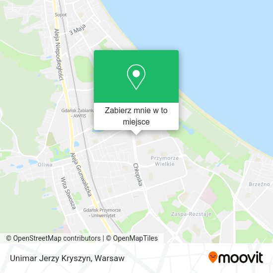 Mapa Unimar Jerzy Kryszyn