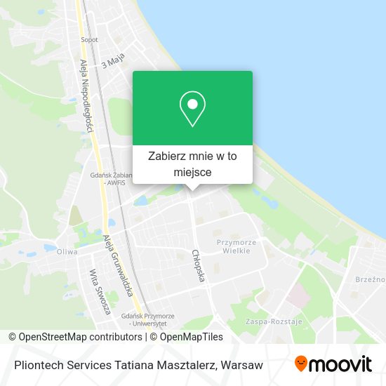 Mapa Pliontech Services Tatiana Masztalerz