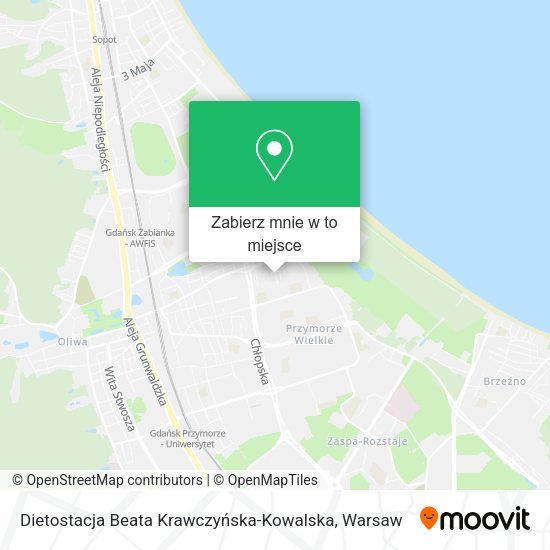 Mapa Dietostacja Beata Krawczyńska-Kowalska