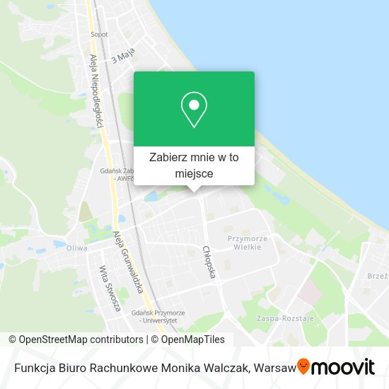 Mapa Funkcja Biuro Rachunkowe Monika Walczak