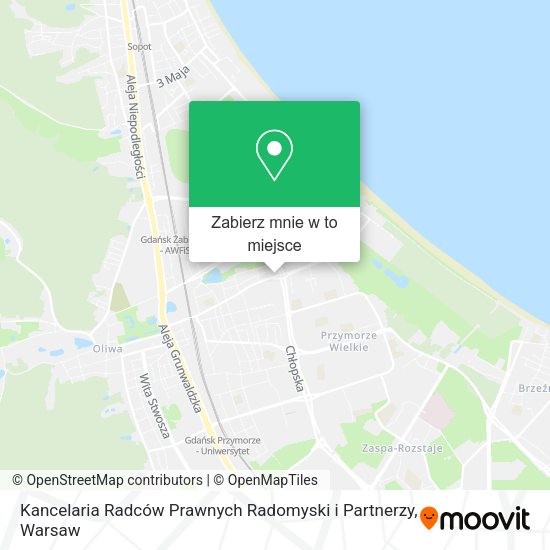 Mapa Kancelaria Radców Prawnych Radomyski i Partnerzy