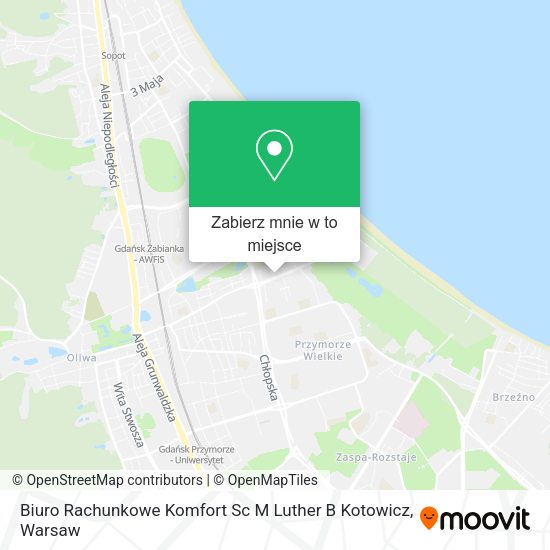 Mapa Biuro Rachunkowe Komfort Sc M Luther B Kotowicz