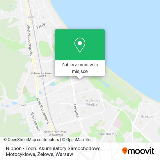 Mapa Nippon - Tech. Akumulatory Samochodowe, Motocyklowe, Żelowe