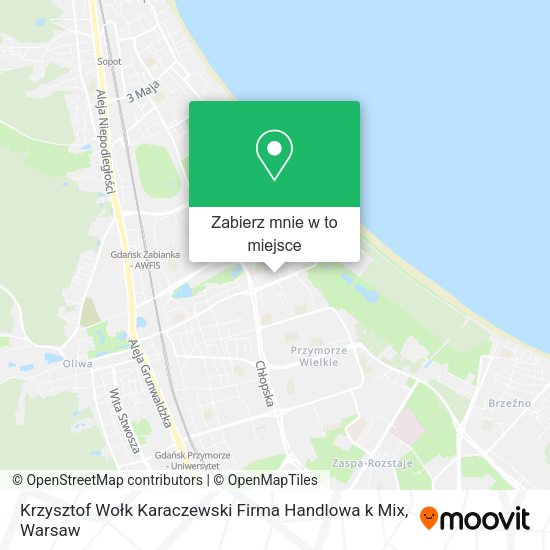 Mapa Krzysztof Wołk Karaczewski Firma Handlowa k Mix