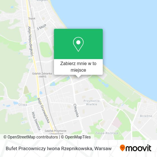 Mapa Bufet Pracowniczy Iwona Rzepnikowska