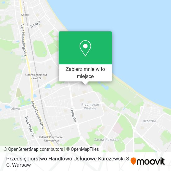 Mapa Przedsiębiorstwo Handlowo Usługowe Kurczewski S C